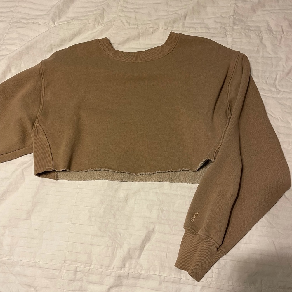 TNA Comfy AF cropped crew neck